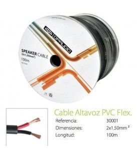 100 MTS (2 x 1,5mm) MANGUERA FLEXIBLE ESPECIAL AUDIO