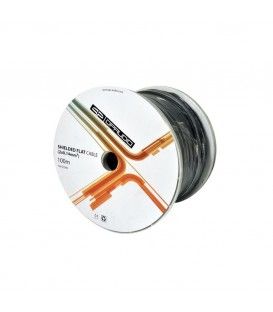 100 MTS CABLE SEÑAL PARALELO (2 x 0,14mm + 2 Mallas) 