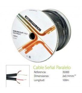 100 MTS / SEÑAL PARALELO (2 x 0,14mm + 2 Mallas) 