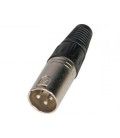 XLR(CANON) MACHO 3 PINS.