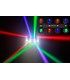 PARTY BEAMS (8 PROYECTORES LED RGB + 4 DE LUZ BLANCA FLASH)
