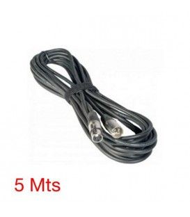 5 Mts / De  XLR Hembra a XLR Macho.