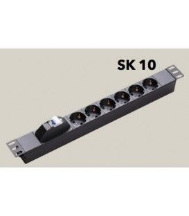 MAGNETOTÉRMICO + TRIPLE 6 SCHUKOS PARA RACK