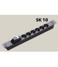 MAGNETOTÉRMICO + TRIPLE 6 SCHUKOS PARA RACK