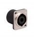 SPEAKON HEMBRA DE BASE 4 CONTACTOS (NL-4-MP)