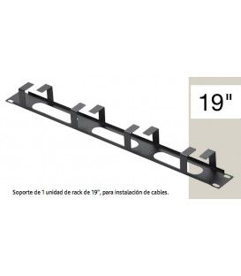SOPORTE RACK PARA INSTALACIÓN DE CABLEADOS 19"