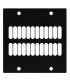 PLACA DE VENTILACIÓN PLANA (2 x 2 UNIDADES)