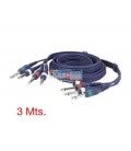 3 Mts / 4 JACK MONO MACHO a 4 JACK MONO MACHO