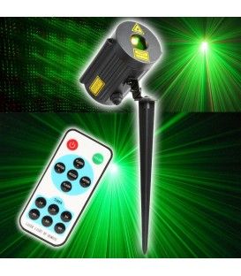 LASER EXTERIOR BICOLOR (IP65 / ROJO + VERDE 200mW)