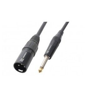 1,5 Mts / JACK MONO MACHO (6,3mm)  A XLR MACHO.