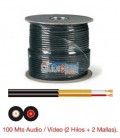 100 MT A/V PARALELO (2 Hilos + 2 Mallas) (Ext. 2,5mm)