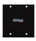 PLACA PERSONALIZABLE PAR CONEXIONES (METÁLICA PLANA)