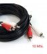 10 Mts / 2 RCA Macho a 2 RCA Macho 
