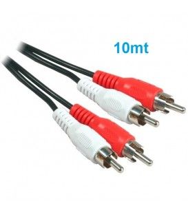 10 Mts / 2 RCA Macho a 2 RCA Macho 