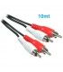 10 Mts / 2 RCA Macho a 2 RCA Macho 