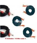 (5U) 10 Mts / 2 RCA Macho a 2 RCA Macho (50 Mts)