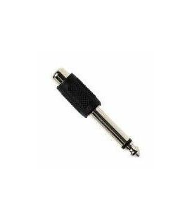 ADAPTADOR: RCA (hembra) a JACK MONO (macho).