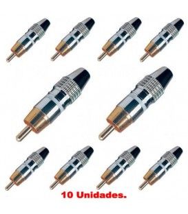 (10U) RCA MACHO AÉREO METÁLICO (MARCADOR BLANCO)