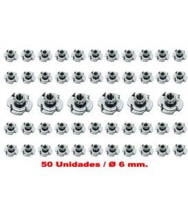 (50U) 6MM TUERCA ENCLAVABLE
