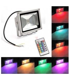 GT10-RGB (MANDO A DISTANCIA / 10W RGB) IP65 PARA EXTERIOR