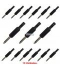 (15U) JACK MACHO MONO (6,3mm) ABS
