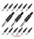 JACK MACHO ESTEREO (6,3mm) ABS