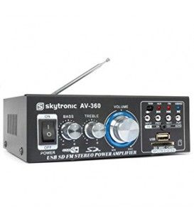 4 x 3 1/2" FM / USB / MANDO A DIST. (100W / 50WRMS)  (JBSYSTEMS + SKYTRONIC) (220 o 12v)