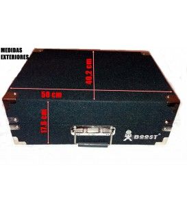 RACK PARA GIRADISCOS (TERMINACIÓN EN MOQUETA)