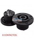 8 CONTACTOS / SPEAKON HEMBRA DE BASE 