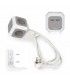 2 USB + 4 ENCHUFES / ALARGADERA 1,4 MTS + SOPORTE PARED