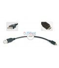 0,8 Mts / USB MACHO A MICRO USB MACHO (CARGA Y DATOS VELOCIDAD 2.0)