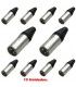 XLR MACHO 3 PINS (TIPO NEUTRIK)