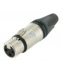 XLR HEMBRA 3 PINS (TIPO NEUTRIK)