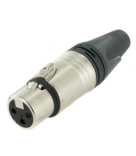 (10U) XLR HEMBRA 3 PINS (TIPO NEUTRIK)