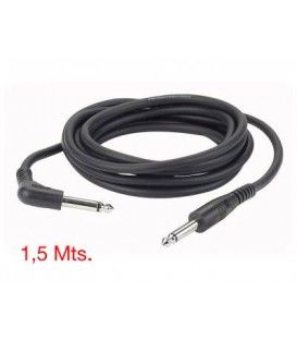 1,5 Mts / De  JACK Mono Macho A  JACK Mono Macho (1 CONEXIÓN ACODADA)
