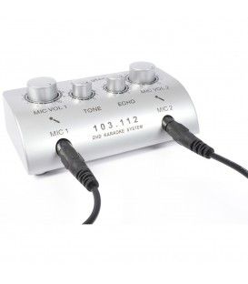 MEZCLADOR KARAOKE + 2 MICROS 