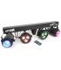 MAX PARTYBAR (MANDO INALAMBRICO)  (2 EFECTOS LED + 2 FOCOS LED) 