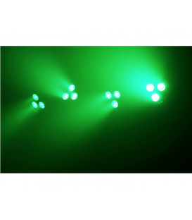 LED PAR BAR (M. INALAMBRICO + TRÍPODE)  (4 FOCOS LED RGBW) 