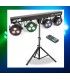 LED PARBAR (M. INALAMBRICO + TRÍPODE)  (4 FOCOS LED RGBW) 