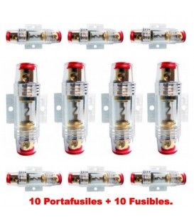 (10U) PORTAFUSIBLES + FUSIBLE 60A (XL)