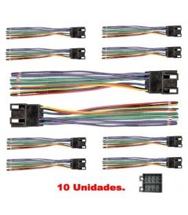 (10U) CONECTOR ISO HEMBRA (ALIMENTACIÓN + SEÑAL)