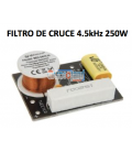 2 VÍAS, 500W / 250 WRMS (CORTE EN 4,5 kHz) ENCASTRABLE EN BASE SPEAKON
