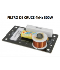 2 VÍAS, 600W / 300 WRMS (CORTE EN 4 kHz)
