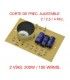 2 VÍAS, AJUSTABLE (CORTE SELECCIONABLE A 2 / 2,5 / 4 Khz) 200W / 100 WRMS 