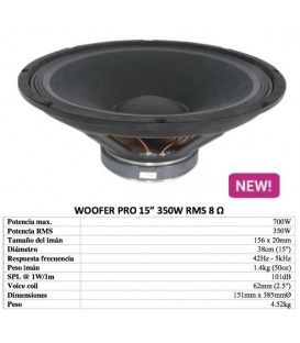  PRO-15" (700W / 350 WRMS)