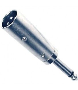 ADAPTADOR DE XLR (Macho) a JACK MONO (Macho).