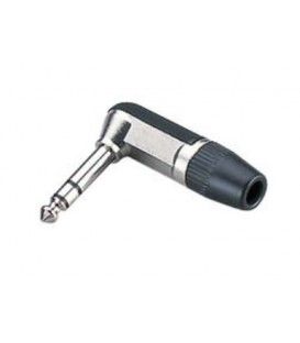 JACK ESTÉREO (6,3 mm) ACODADO A 90º MACHO