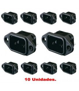 (10U) BASES IEC MACHO EMPOTRABLE