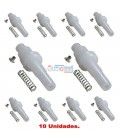 (10U) PORTAFUSIBLES (6 x 30) CON MUELLE Y TERMINALES:
