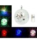 BOLA LED RGBWA (LED GLASS BALL) MULTICOLOR + MOTOR 